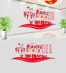社区民族团结文化墙设计