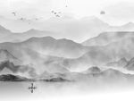 新中式水墨山水意境山水抽象山水