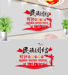 社区民族团结文化墙