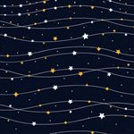 矢量星星浪漫线条背景五角星