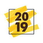 2019彩色字