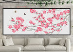 国画梅花花鸟图