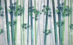 现代简约唯美梦幻竹林背景墙
