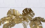 金叶子植物背景墙