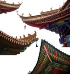 手绘古建