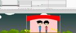 两个小伙子参加演唱会15秒