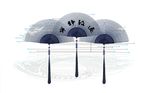 创意扇子背景墙