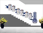 派出所楼梯文化墙