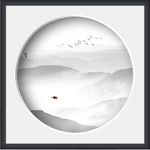 水墨山水画
