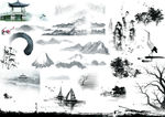 水墨素材