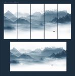 水墨山水画