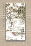 玉兰花工笔花鸟