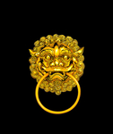 黄金虎头门环