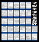试验室制度牌