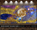 抽象晶瓷画