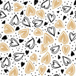 爱心简约无缝图案