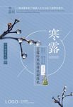 时尚简约寒露传统节日海报