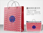 欧美风手提袋设计