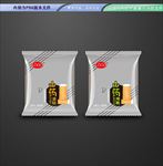 山药蛋糕包装 平面展开分层文件
