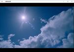 蓝天白云飞翔天空风景视频