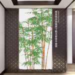 中式竹子装饰画