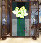 荷花装饰画