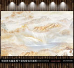 大理石山水电视背景