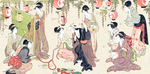 日式文化玄关屏风背景底纹素材创