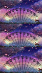 超唯美浪漫紫色星空花瓣爱情LE