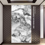 山水画石纹