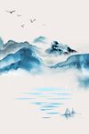 中国风山水风景装饰画