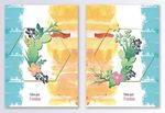 水彩仙人掌植物装饰画