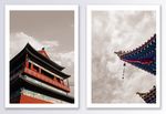 中国风古建筑装饰画