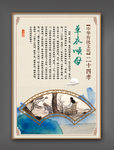 24孝传统道德展板
