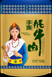 手撕牦牛肉干