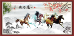 八骏全图