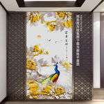 花鸟客厅装饰画