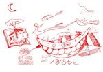 书海畅游 简笔画