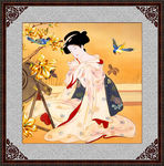 日本仕女图