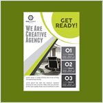 现代风商务金融写字楼海报