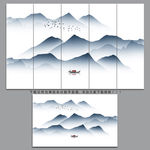 新中式山水画