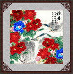 国画牡丹