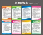 制度牌模版