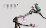 现代简约立体花朵树小鸟背景墙