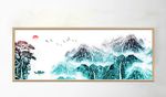 唯美意境山水风景画装饰画