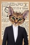 可爱卡通猫咪创意装饰画