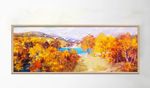 现代季节风景唯美油画装饰画