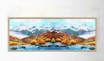 现代唯美山水风景飞鸟装饰画