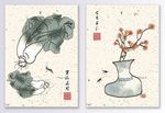 中国风民俗创意书房装饰画