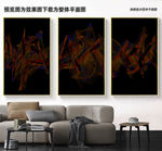 抽象黑色背景线条